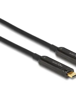Оптичен видео кабел DeLock USB-C 4K 60 Hz 5m