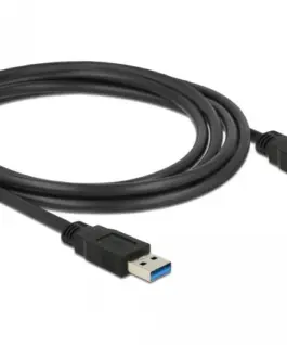 Кабел Delock USB-A мъжко - USB-B мъжко 2.0 м USB3.0 Екраниран