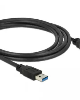 Кабел Delock USB-A мъжко - USB-B мъжко 2.0 м USB3.0 Екраниран