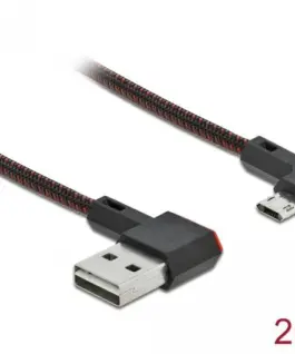 Alternative view of Кабел DeLock, EASY-USB 2.0 Type-A мъжко - EASY-USB Micro-B мъжко