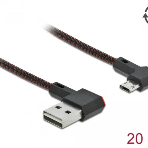 Alternative view of Кабел DeLock, EASY-USB 2.0 Type-A мъжко - EASY-USB Micro-B мъжко