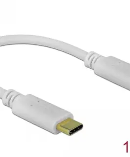 Кабел за зареждане DeLock PD USB-C мъжко >USB-C мъжко 100W 15 cm