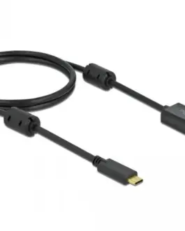 Кабел Delock USB-C - HDMI (DP Alt Mode) 4K 60 Hz 1 m Черен