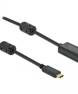 Alternative view of Кабел Delock USB-C - HDMI (DP Alt Mode) 4K 60 Hz, 1 m, Черен