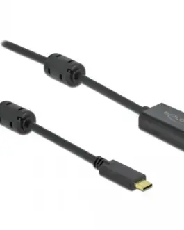 Alternative view of Кабел Delock USB-C - HDMI (DP Alt Mode) 4K 60 Hz, 1 m, Черен