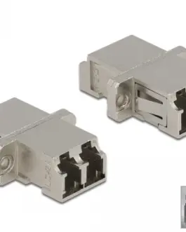 Alternative view of Конектор за оптични влакна Delock, LC Duplex женско - LC Duplex женско