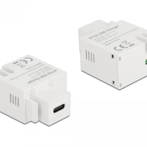 Alternative view of Модул Delock, USB-C порт за зареждане, За монтаж на панел Keystone
