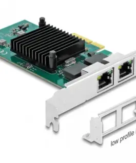 Карта PCI Express x4 Delock към 2 x RJ45 Gigabit LAN i82576