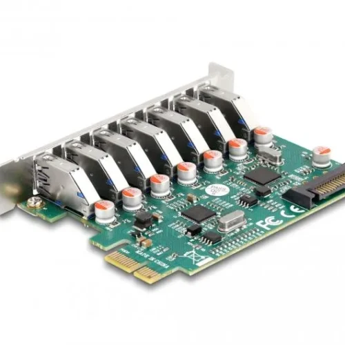 Alternative view of Карта PCI Express x1 Delock към 7 x external USB 5 Gbps Type-A