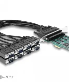 Карта Delock PCI Express x1 към 8 x Serial RS-232