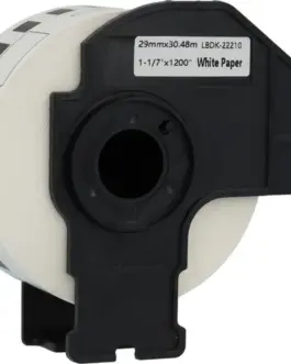 Alternative view of ЛЕНТА ЗА ЕТИКЕТНИ ПРИНТЕРИ BROTHER ТИП QL - CONTINUOUS PAPER TAPE - 29 mm x 30,48 m - DK22210 (DK-22210) - PN LB-22210 - NEOMAX