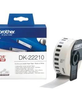 ЛЕНТА ЗА ЕТИКЕТНИ ПРИНТЕРИ BROTHER ТИП QL - CONTINUOUS PAPER TAPE - 29 mm x 3048 m - PN DK-22210