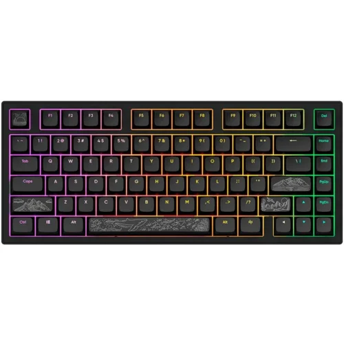 Геймърскa механична клавиатура Dark Project ALU81A Terra Nostra Black