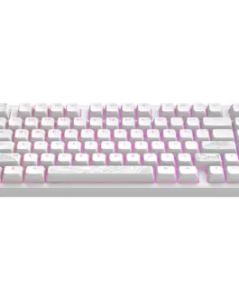 Alternative view of Геймърскa механична клавиатура Dark Project ALU81A Terra Nostra White RGB