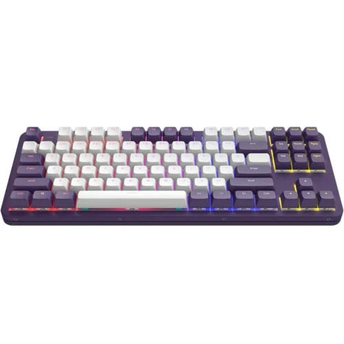 Alternative view of Геймърскa механична клавиатура Dark Project ALU87A Violet RGB - TKL