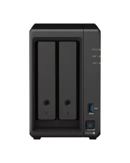 Сторидж NAS Synology DS723+ За 2 диска До 108TB 2 GB DDR4 Гигабит
