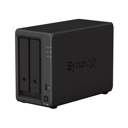 Alternative view of Сторидж NAS Synology DS723+, За 2 диска, До 108TB, 2 GB DDR4, Гигабит, USB3.2