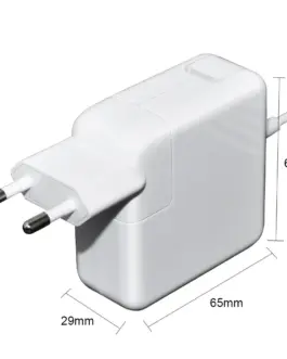 Alternative view of Makki зарядно за лаптоп заместител Laptop Adapter Apple - 14.85V 3.05A 45W T tip G2 MagSafe2 - MAKKI-NA-AP-33