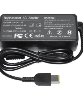 Alternative view of Makki зарядно за лаптоп заместител Laptop Adapter lenovo 20V 3.25A 65W Square with pin - MAKKI-NA-LE-16