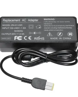 Alternative view of Makki зарядно за лаптоп заместител Laptop Adapter lenovo 20V 4.5A 90W Square with pin - MAKKI-NA-LE-15