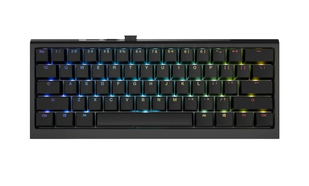 Ducky професионална геймърска механична клавиатура Professional Gaming Mechanical Keyboard One X Mini Wireless Black - Ducky AI Switches
