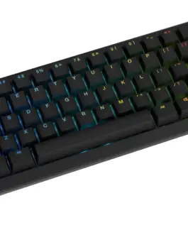 Alternative view of Ducky професионална геймърска механична клавиатура Professional Gaming Mechanical Keyboard One X Mini Wireless Black - Ducky AI Switches [Linear]