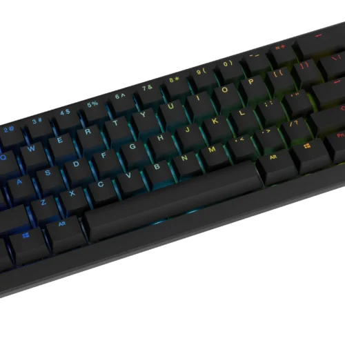 Alternative view of Ducky професионална геймърска механична клавиатура Professional Gaming Mechanical Keyboard One X Mini Wireless Black - Ducky AI Switches [Linear]