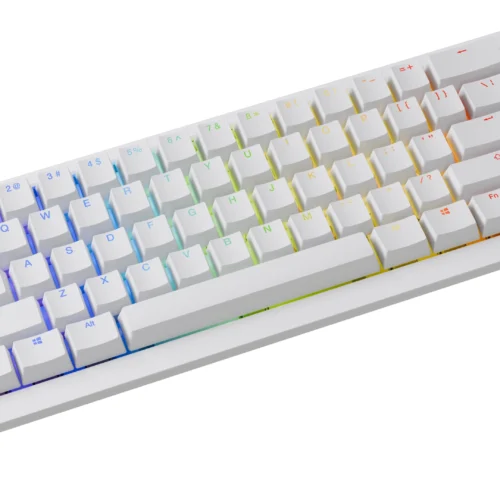 Ducky професионална геймърска механична клавиатура Professional Gaming Mechanical Keyboard One X Mini Wireless White – Ducky AI Switches
