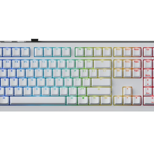Ducky професионална геймърска механична клавиатура Professional Gaming Mechanical Keyboard One X Wireless White - Ducky AI Switches
