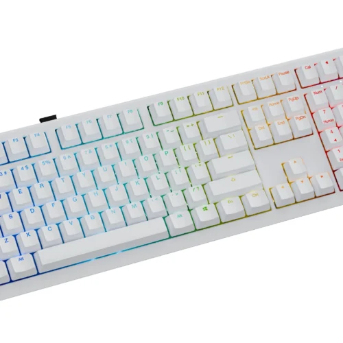 Alternative view of Ducky професионална геймърска механична клавиатура Professional Gaming Mechanical Keyboard One X Wireless White - Ducky AI Switches [Linear]