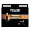 Алкална батерия DURACELL OPTIMUM  MX2400 LR03 AAA /8 бр. в блистер/ 1.5V