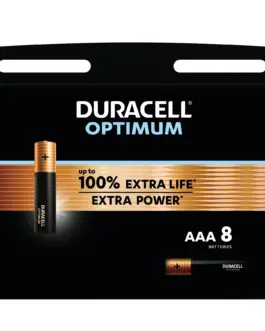 Алкална батерия DURACELL OPTIMUM  MX2400 LR03 AAA /8 бр. в блистер/ 1.5V