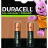 Акумулаторна батерия DURACELL R03 AAA 900mAh NiMH 1.2V 2 бр. в