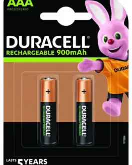 Акумулаторна батерия DURACELL R03 AAA 900mAh NiMH 1.2V 2 бр. в