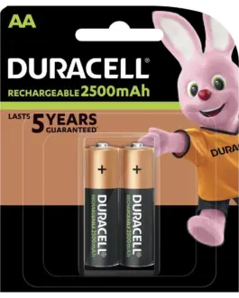 Акумулаторна батерия DURACELL R6 AA 2500mAh NiMH 1.2V 2 бр. в