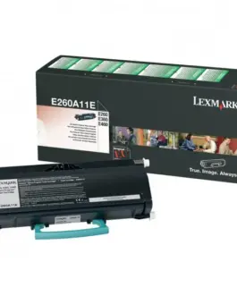 КАСЕТА ЗА LEXMARK E260/E360/E460/E462 - Black - Return program cartridge - PN E260A11E