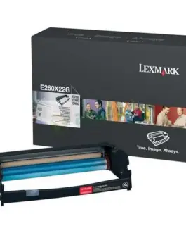 БАРАБАННА КАСЕТА ЗА LEXMARK E260/E360/E460 - DRUM UNIT - Black - PN E260X22G