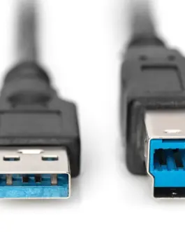 Alternative view of КАБЕЛ USB DIGITUS - USB-A to USB-B - 1,8 m - Black - PN DB-300115-018-S