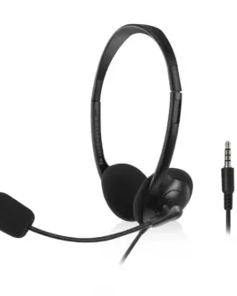 ACT Слушалки с микрофон 3.5mm жак 2м