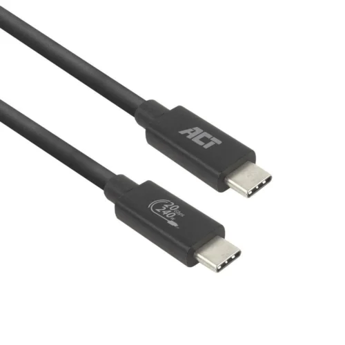 ACT Кабел USB-C - USB-C 2 м / USB4 20Gbps 240W сертифициран USB-IF