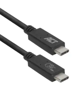 Кабел ACT USB-C - USB-C 0.8 м / USB4 40Gbps 240W сертифициран USB-IF