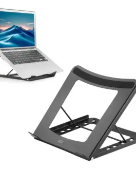 Сгъваема стойка за лаптоп ACT AC8145 5 позиции Черен