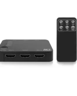 HDMI суич ACT AC7841 5/1 3D 4K@60Hz Черен