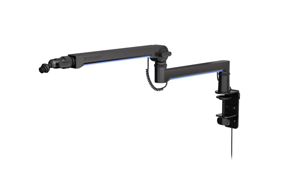 Стойка за микрофон ENDORFY Broadcast Low Profile RGB Boom Arm