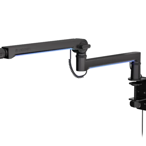 Стойка за микрофон ENDORFY Broadcast Low Profile RGB Boom Arm