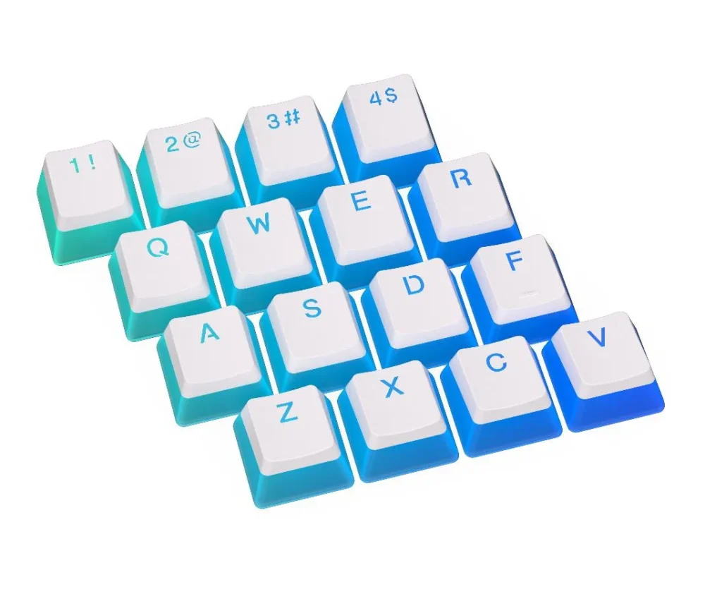 Капачки за механична клавиатура ENDORFY - 104 бр PBT US Layout Onyx