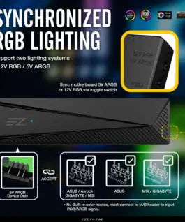 Контролер за вентилатори EZDIY-FAB Case Fan PWM Hub