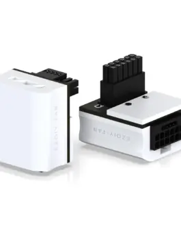 EZDIY-FAB адаптер за видеокарта 12VHPWR 600W - RVS 90° White