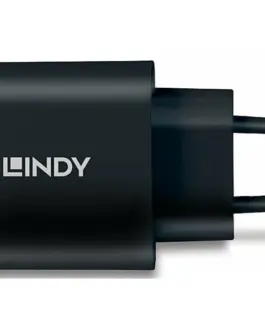 Захранващ адаптер LINDY - USB-C - Black - PN 73426