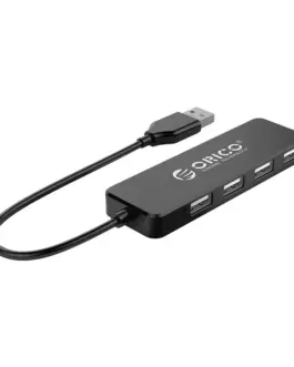 Orico хъб USB2.0 HUB 4 port Black - FL01-BK